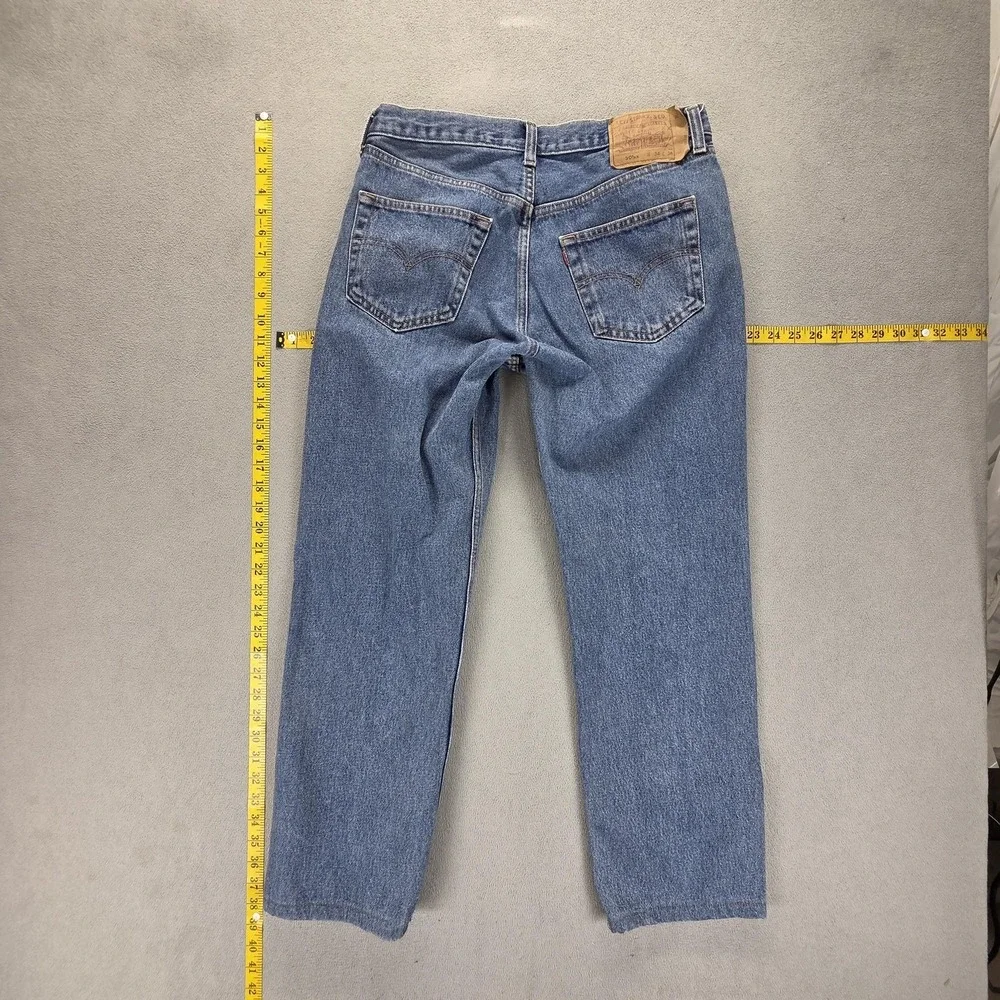 Vintage Levis 501 Jeans Mens Blue Straight Button Fly Made In USA Fits 33x28